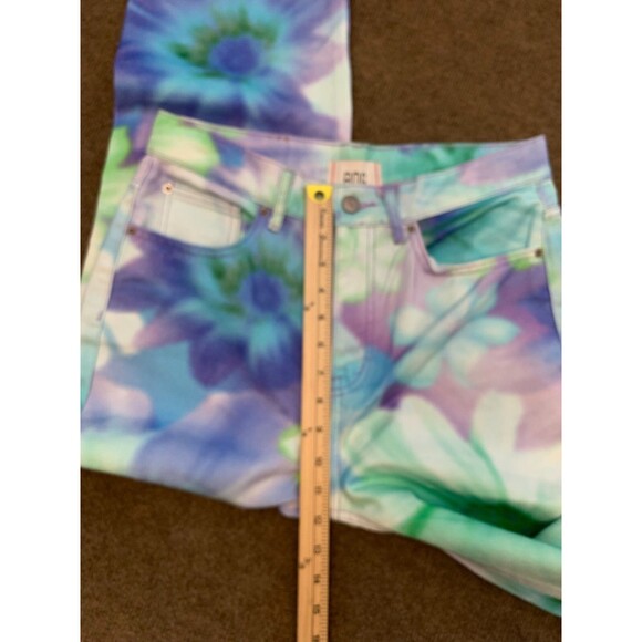 BDG Urban Outfitters Jeans Womens 29 High Rise Cowboy Floral Tie Dye Denim - Picture 5 of 9